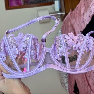 honey birdette lilac lace bra